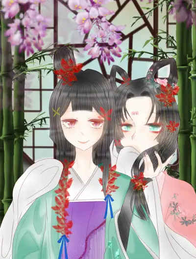 繁花幽月赤雪霖